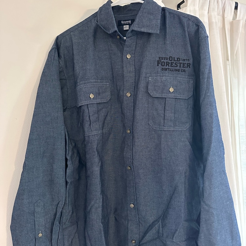 Old Forester denim Button-Up Shirt